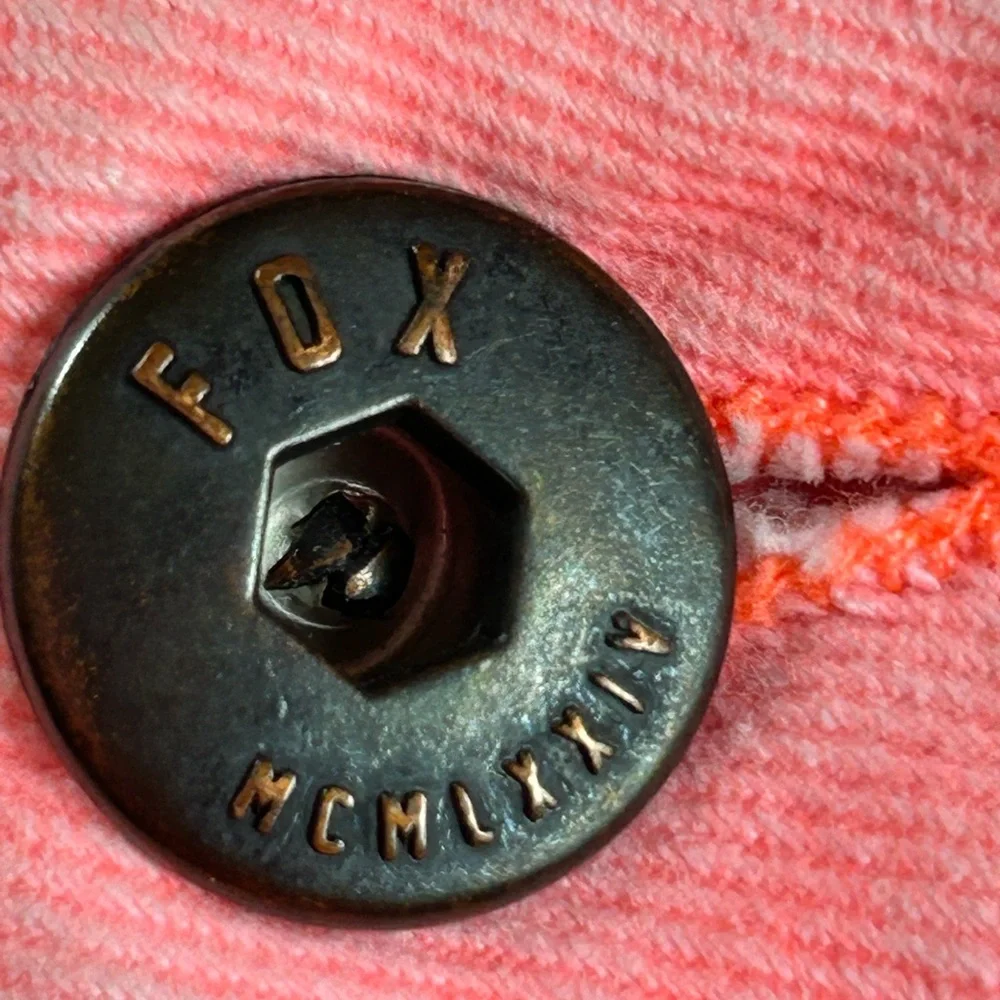 Fox Neon Coral Denim Shorts